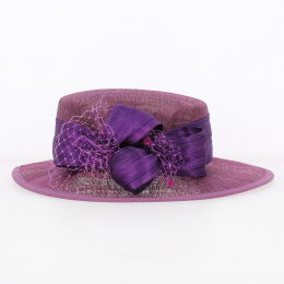 Chapeau de Cérémérémonie Sidonie Violet - Traclet