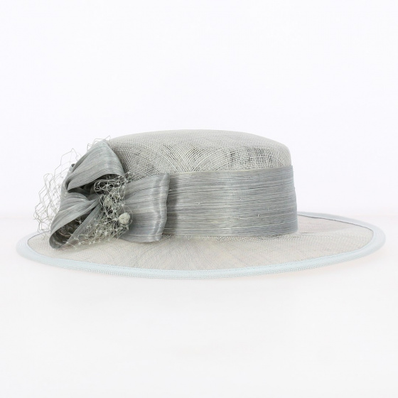 Chapeau de Cérémonie Sidonie Gris - Traclet Chapeau de Cérémonie Sidonie Gris - Traclet