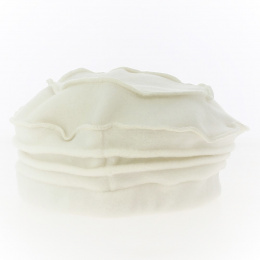 Julie Ecru Polar Fleece Toque - Traclet