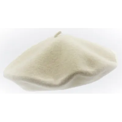 Beret Enfant Laine Français Traclet Ecru Reference : 2793 | Chapellerie Traclet