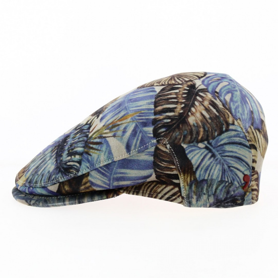 Tropic Leather Flat Cap - Alfonso d'Este Tropic Leather Flat Cap - Alfonso d'Este