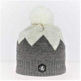 Pompon Wool Beanie Gerardmer - White Beanie