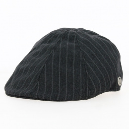 Casquette Bec de canard Rayures Grise - Keyone