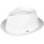 Billy White Porkpie Hat - Bailey