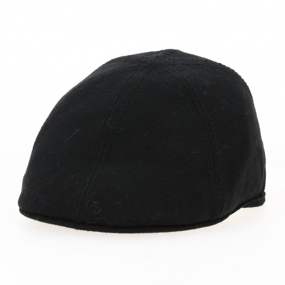 Reversible Wool Cap Black & Grey - Keyone Reversible Wool Cap Black & Grey - Keyone