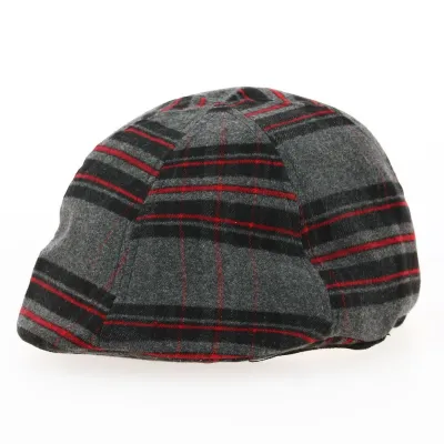 Casquette Réversible Laine Noir & Grise - Keyone