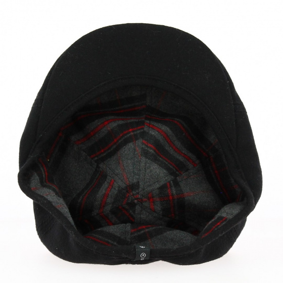 Casquette Réversible Laine Noir & Grise - Keyone Casquette Réversible Laine Noir & Grise - Keyone