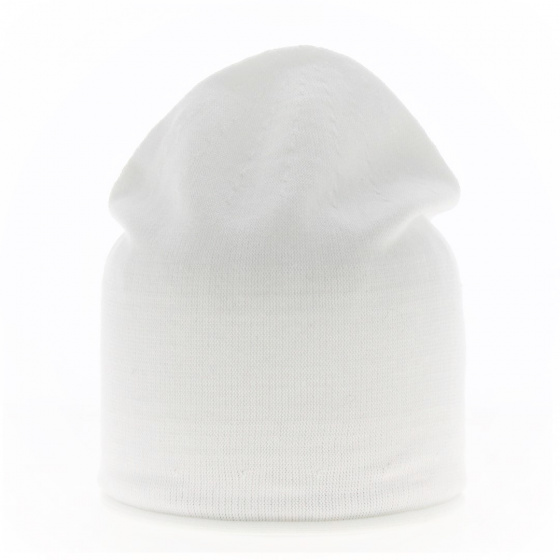 White Cotton Beanie - Kopka White Cotton Beanie - Kopka
