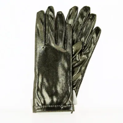 Disco Metal Effect Gloves - Traclet