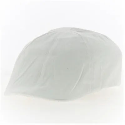 White Cotton Summer Duck Bill Cap - Traclet Reference: 12626 | Traclet Hat Shop