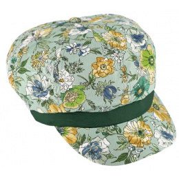 Gavroche Cap Shabby Cotton Light Green - Traclet
