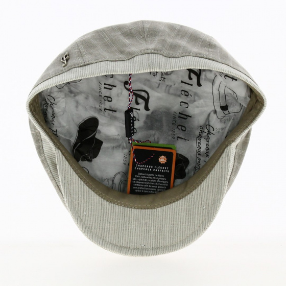 Mick Lin Taupe Flat Cap UPF 40+ - Fléchet Mick Lin Taupe Flat Cap UPF 40+ - Fléchet