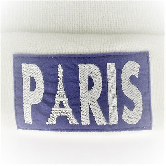 Bonnet Femme Paris Ecru - Traclet