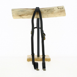 Black leather straps - Traclet