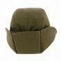 Marly Cotton Khaki Baseball Cap with Neck Cover - Crambes