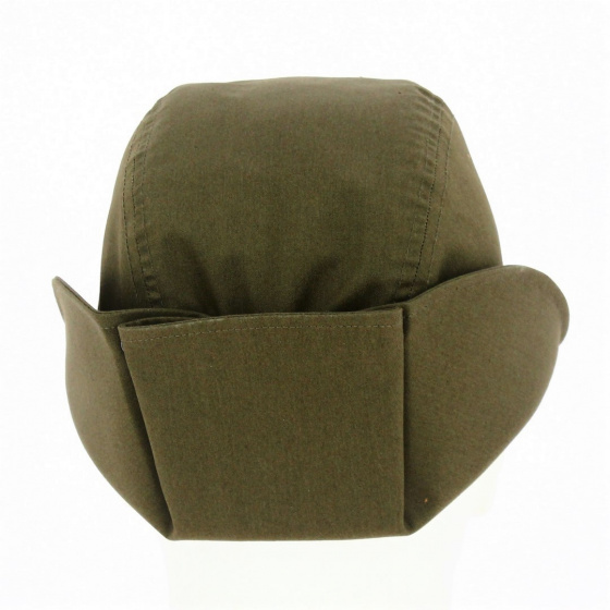 Casquette Baseball Cache Nuque Marly Coton Kaki - Crambes