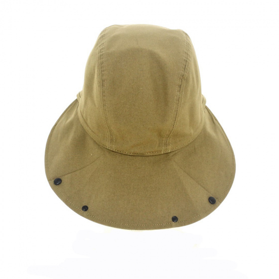 Casquette Baseball Cache Nuque Marly Coton Beige - Crambes