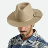 Chapeau Cowboy Cohen Feutre Laine Sable - Brixton Reference : 17615| Chapellerie Traclet