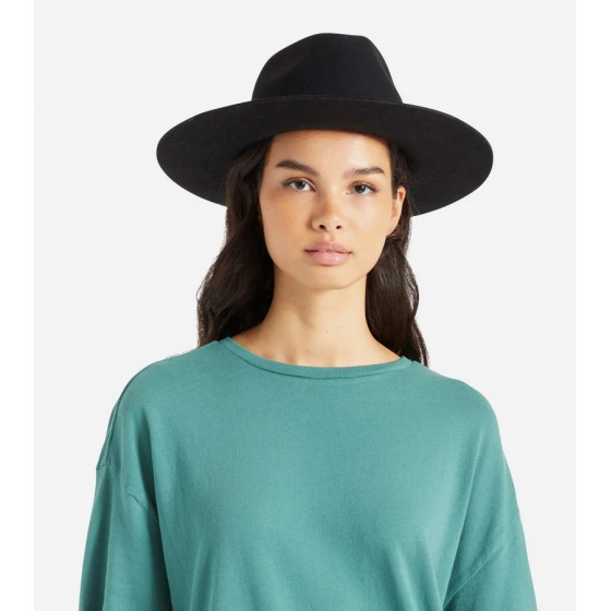 Cohen Black Wool Felt Cowboy Hat - Brixton Cohen Black Wool Felt Cowboy Hat - Brixton