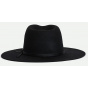 Cohen Black Wool Felt Cowboy Hat - Brixton