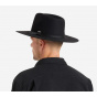 Cohen Black Wool Felt Cowboy Hat - Brixton