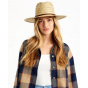 Natural Straw Cohen Cowboy Hat - Brixton