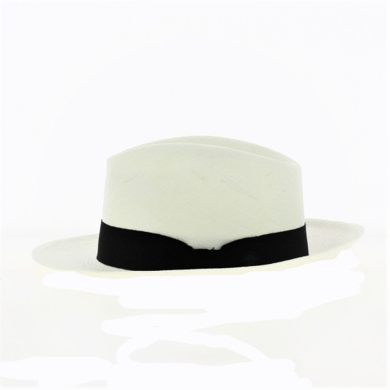 Chapeau Fedora Panama Gabin Blanc - Crambes