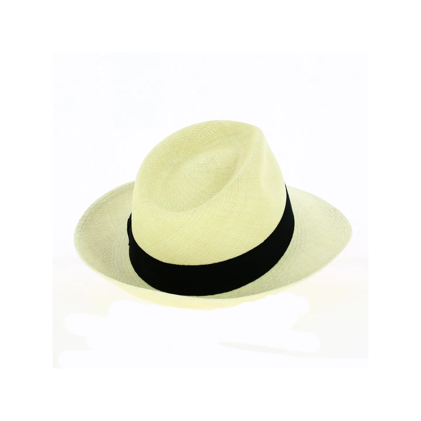 Chapeau Fedora Panama Gabin Naturel - Crambes Reference : 10623 | Chapellerie Traclet