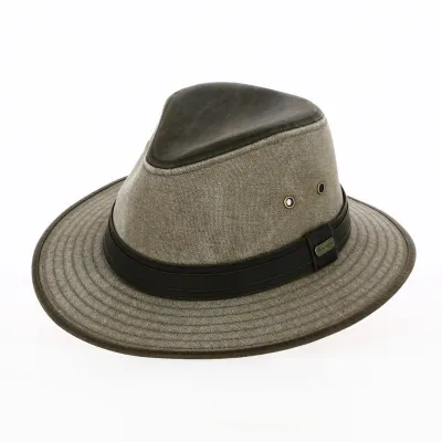Hiking hat - Brown Traveller Trek Hat - Traclet Reference: 10720 | Traclet Hat Shop