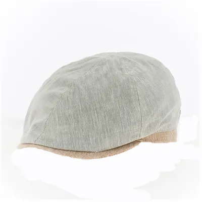 Casquette Bec de Canard Lin Beige - Flechet Reference : 6742 | Chapellerie Traclet