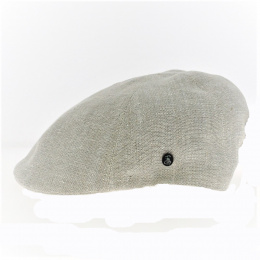 Gent Linen Domed Cap Beige - City Sport