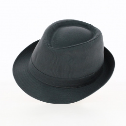 Chapeau Trilby Coton Noir - Traclet