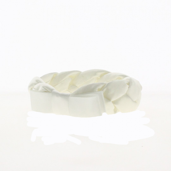 Bandeau de Cérémonie Poca Tresse Blanc - Traclet