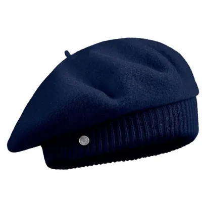 Beret Parisienne Bleu Nuit - Héritage par Laulhère