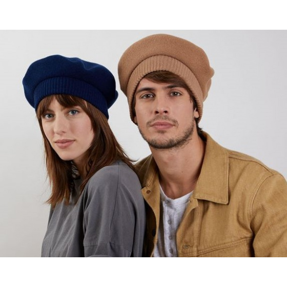 Navy Blue Parisian Beret - Heritage by Laulhère Navy Blue Parisian Beret - Heritage by Laulhère