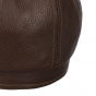 Brown Leather Hatteras Cap - Stetson