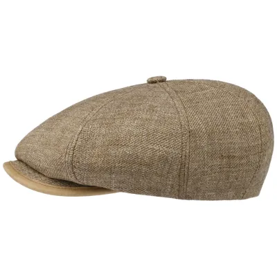 Casquette Hatteras Lin Marron - Stetson Reference : 18019 | Chapellerie Traclet