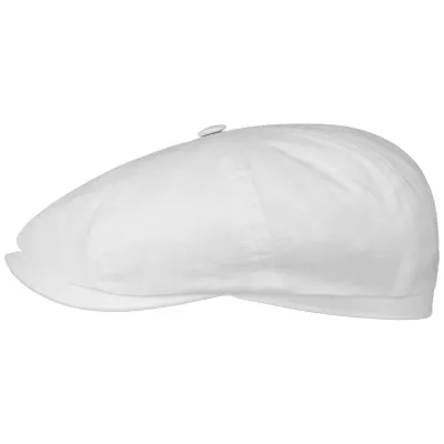Casquette Hatteras coton Biologique Blanche - Stetson Reference : 18020 | Chapellerie Traclet