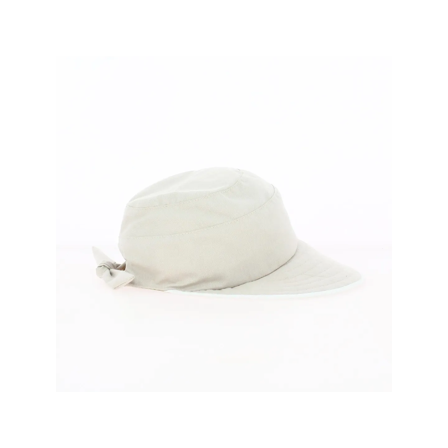 Beige Polyester Wide Brim Cap - Traclet Reference: 18023 | Chapellerie Traclet