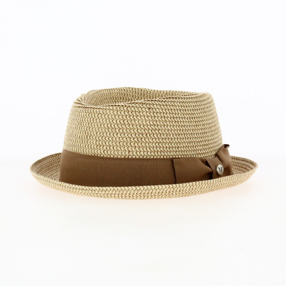 Straw Porkpie Hat Milano - Flechet